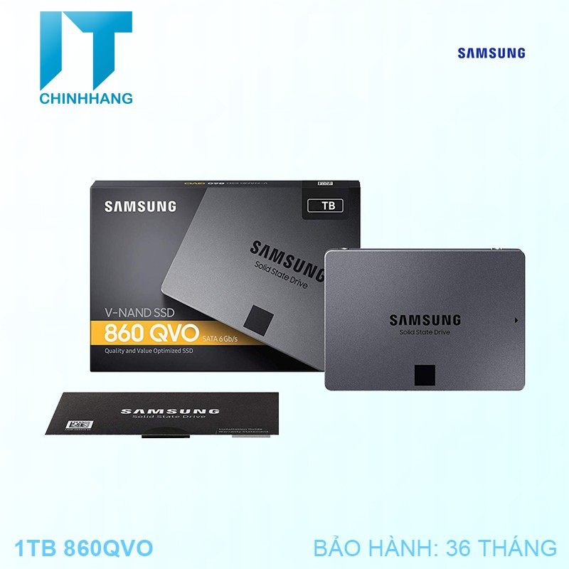 Ổ Cứng SSD Samsung 1TB 860 QVO - Hàng Chính Hãng