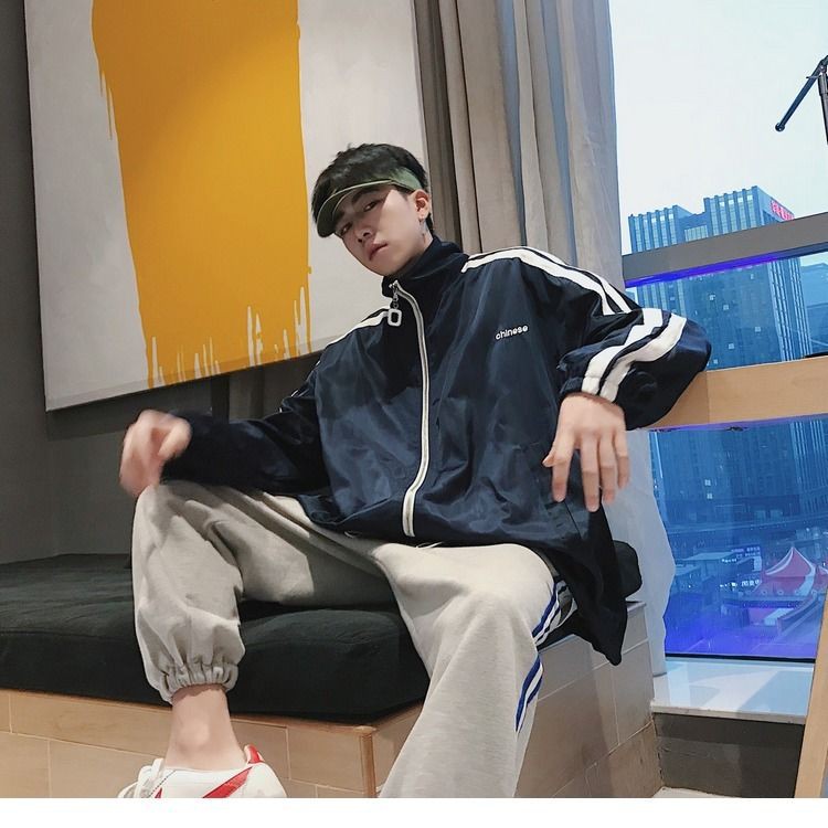 Áo Khoác Bóng Chày Mỏng Phong Cách Hip Hop Thời Trang Mùa Thu Cho Nam | BigBuy360 - bigbuy360.vn