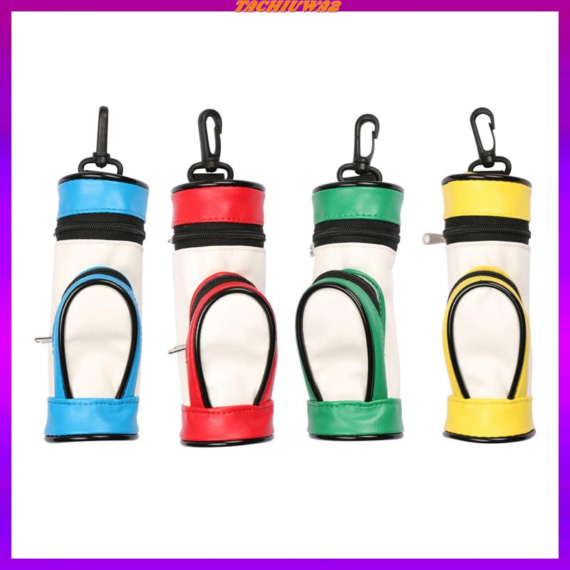 Túi Da PU Đựng 3 Quả Bóng Golf Đeo Hông Chống Thấm Nước Tachiuwa2