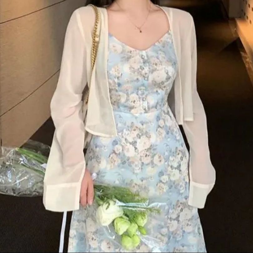 Áo khoác cardigan IELGY vải voan mỏng tay dài chống nắng thời trang mùa hè cho nữ