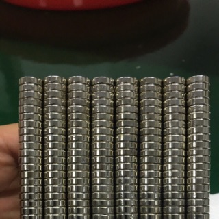 Com bo 100 viên nam châm đất hiếm phi 10x1mm