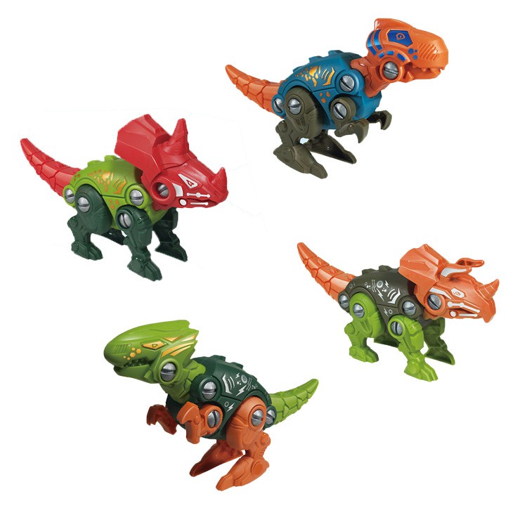 Combo đồ chơi lắp ráp khủng long kèm trứng biến hình nhiều mẫu ( giao ngẫu nhiên _