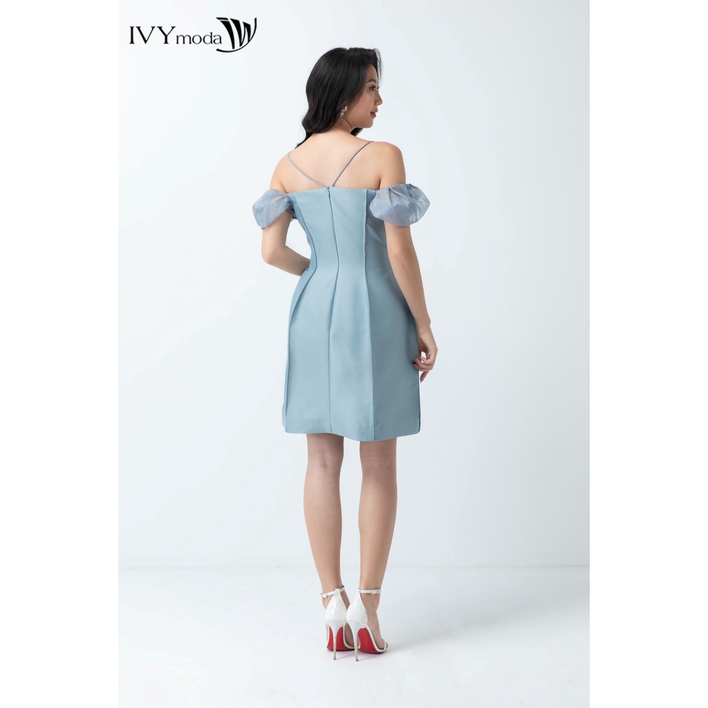 Đầm dạ hội phối lưới IVY moda MS 45S2579