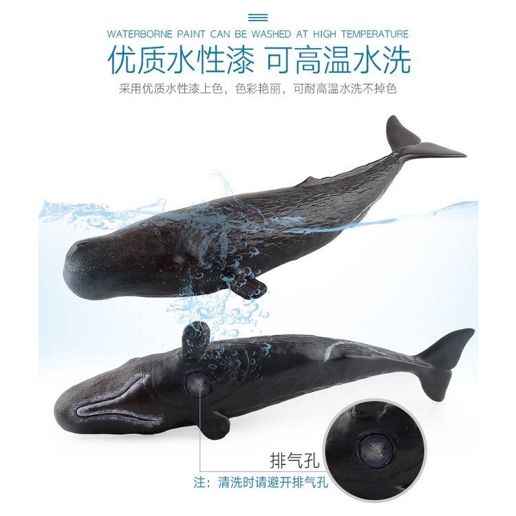 Mô Hình Cá Voi Bằng Cao Su cotton Mềm Kích Thước Lớn Cho Bé