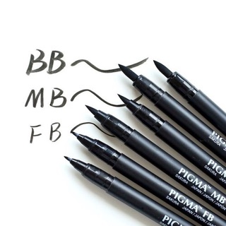 Bút đầu cọ PIGMA BRUSH đen