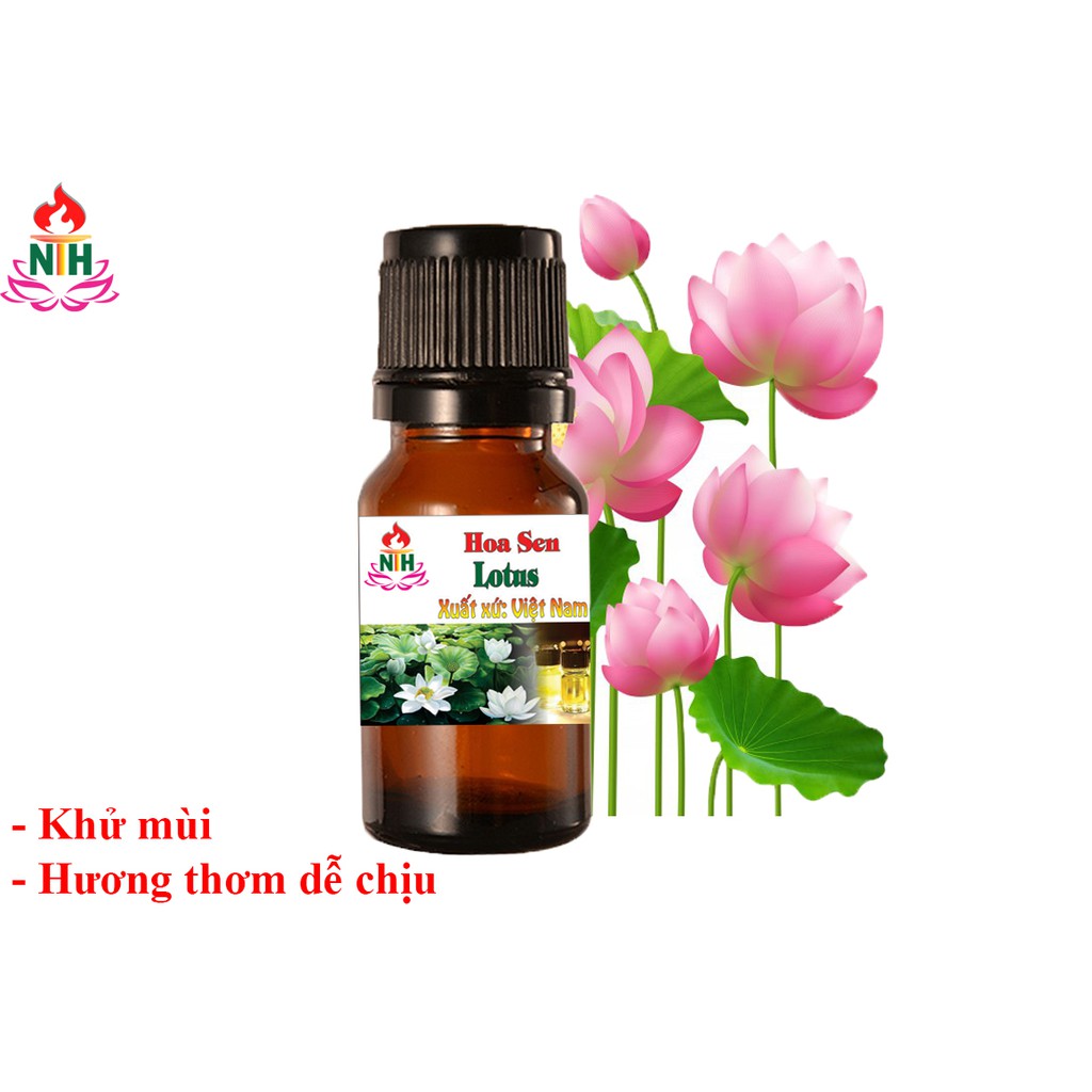 Tinh dầu nguyên chất thơm phòng, khử mùi chai 10ml tùy chọn mùi