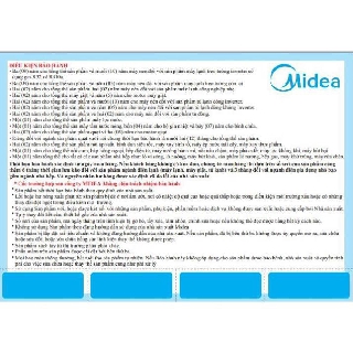 Miễn phí lắp đặt Máy giặt lồng đứng 9.5kg Midea MAS9501(WB)
