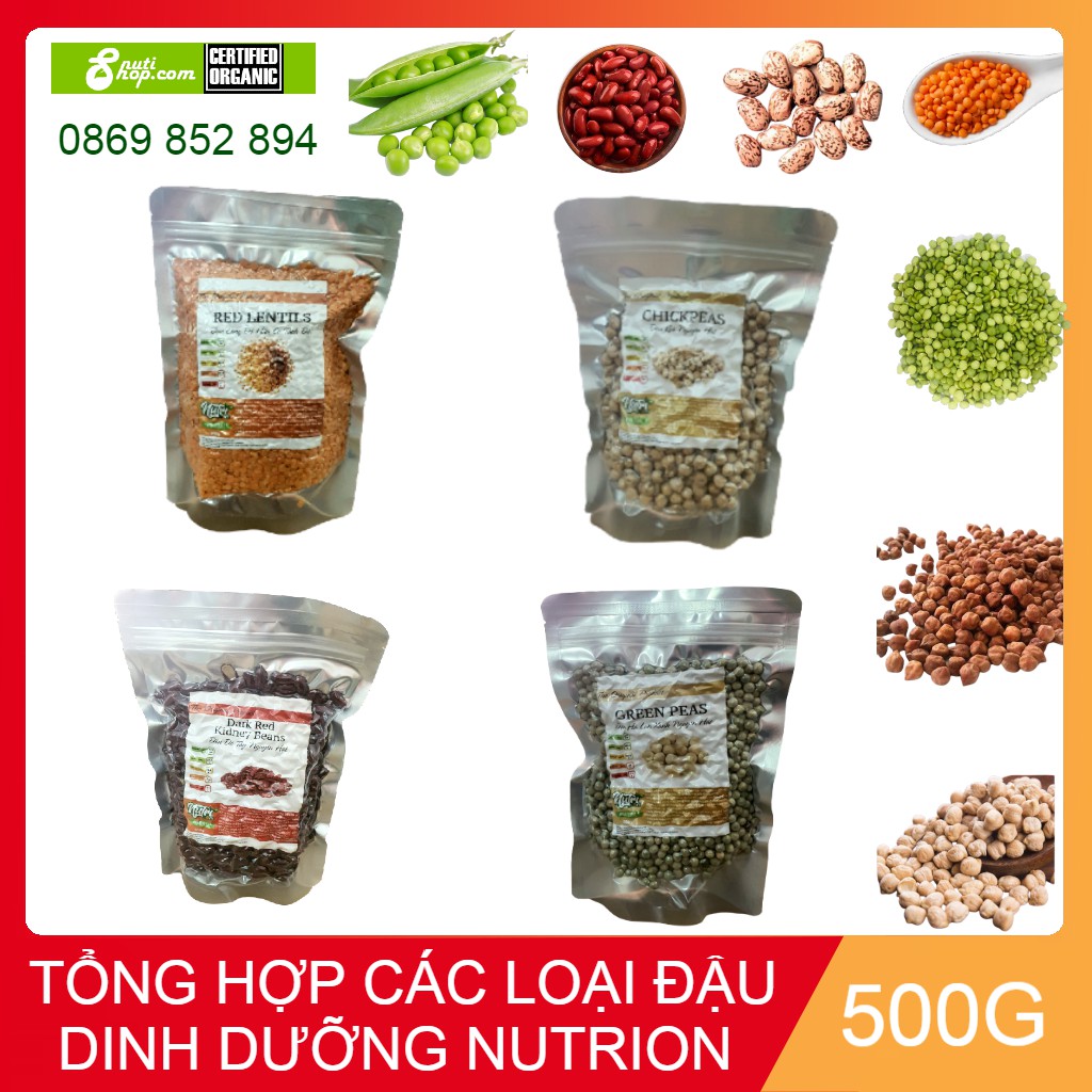 Tổng hợp các loại đậu dinh dưỡng nhập khẩu Argentina thương hiệu Nutrion 500G | BigBuy360 - bigbuy360.vn