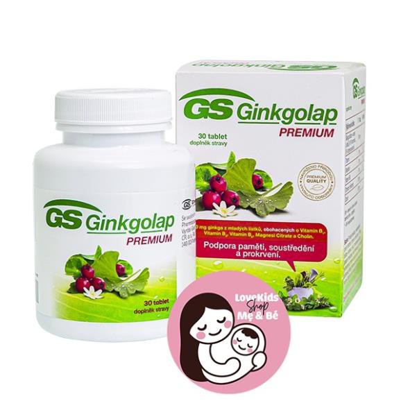 Giảm trí nhớ kém, tăng cường lưu thông lên não, tăng cường hoạt động não - GS Ginkgolap -