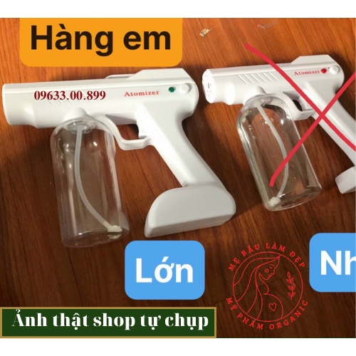 Súng xịt diệt khuẩn ATOMIZER NANO 8 LED, Súng bắn cồn tích hợp 8 tia UV khử khuẩn