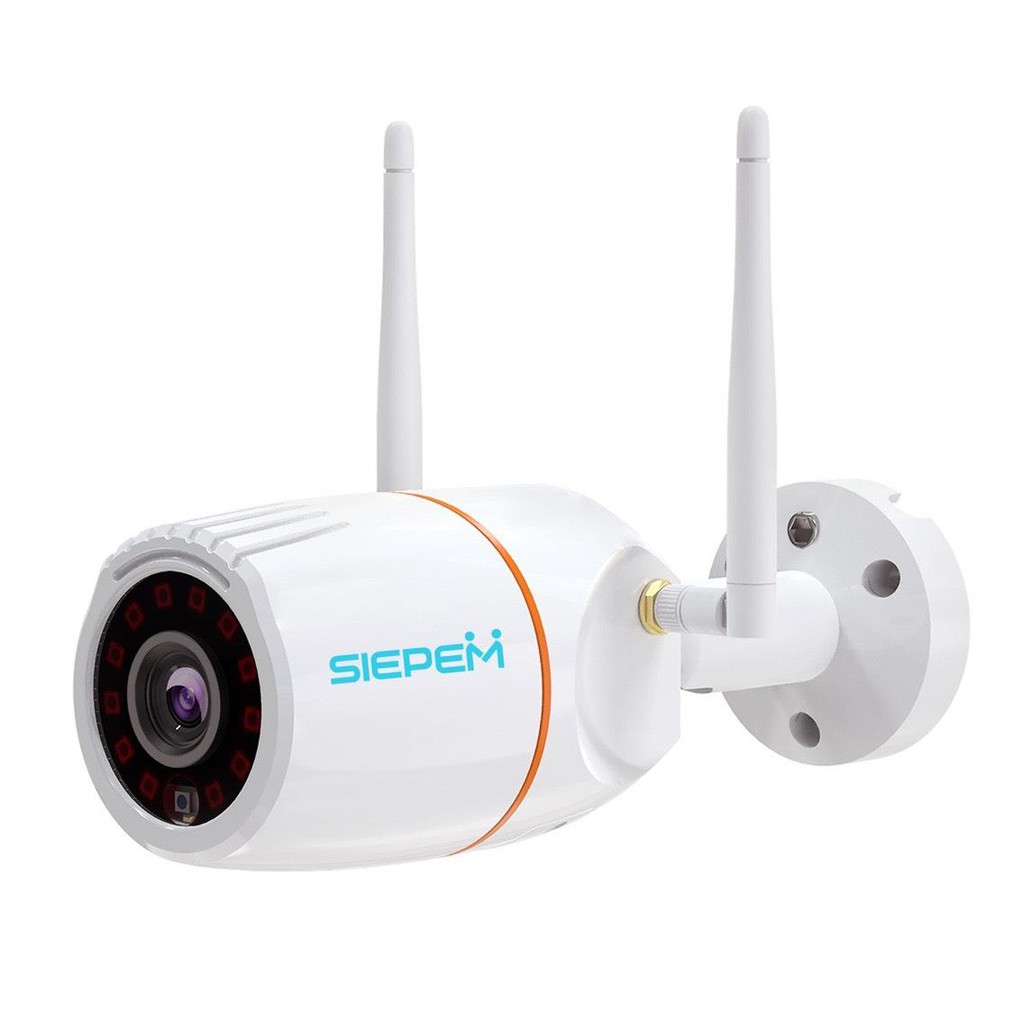 Camera IP Wifi Trong nhà/Ngoài trời SIEPEM S6865 FullHD 1080P - độ phân giải 2.0MP (Trắng) - Hàng chính hãng