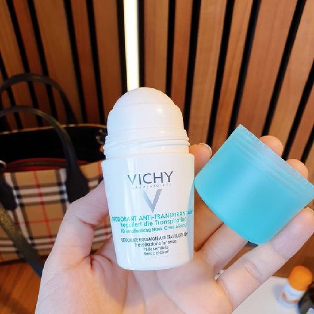 Lăn Khử Mùi Vichy Cho Da Nhạy Cảm, Siêu Nhạy Cảm, Kéo Dài 48h-72h 50ml