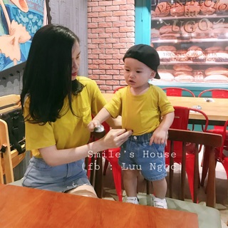 Set đồ cặp áo thun mẹ và bé