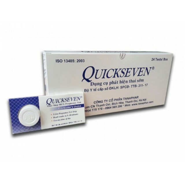 [Che tên sản phẩm] Combo que thử thai QUICKSEVEN