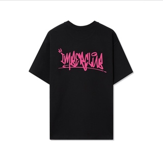 ÁO THUN GRAFFITY IMBER/ PINK IN BLACK