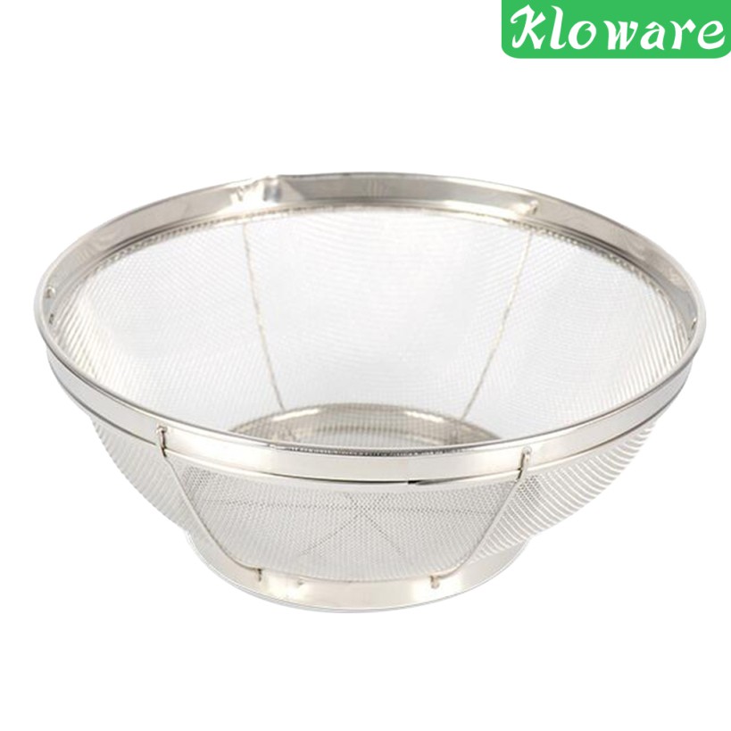 Rổ Rửa Trái Cây Bằng Thép Không Gỉ 18.5x8cm