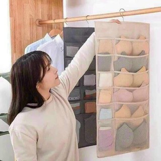 TÚI TREO ĐỒ LÓT 2 MẶT 30 Ô