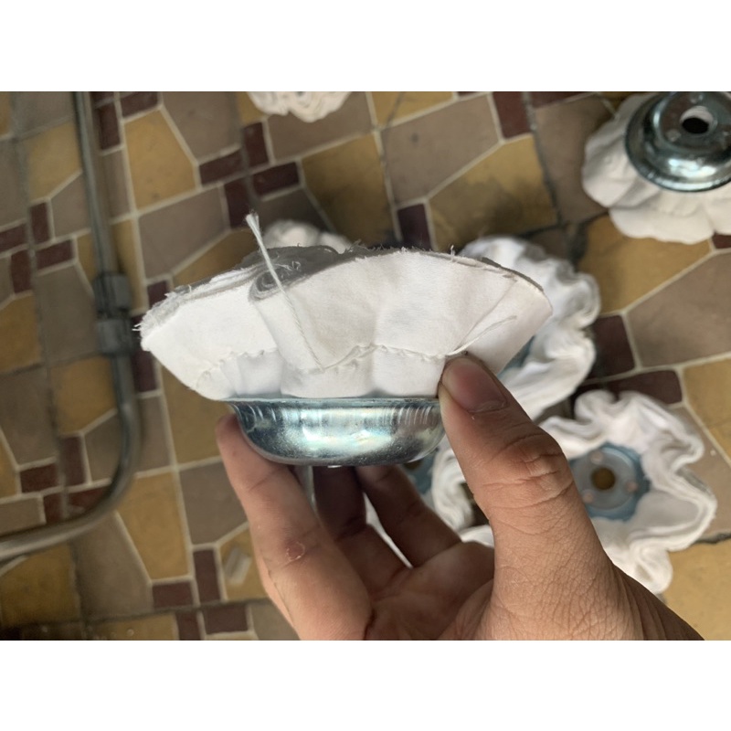 Chén vải đánh bóng inox, lư đồng