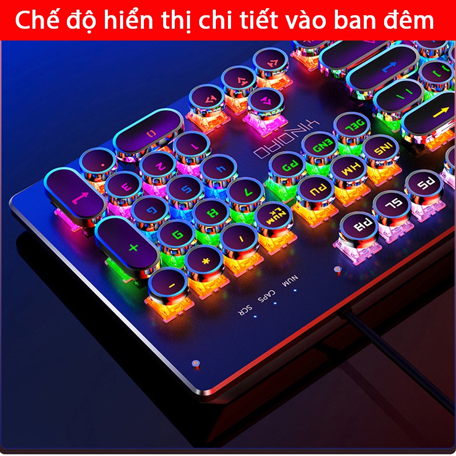 Bàn phím cơ Coputa Bàn phím máy tính laptop gaming Full LED RGB T907 | BigBuy360 - bigbuy360.vn