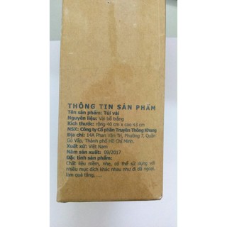 Túi vải bố thời trang