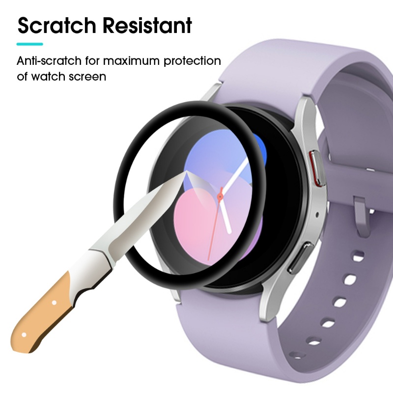 20 Miếng Dán Viền Cong Bảo Vệ Màn Hình Đồng Hồ Samsung Galaxy Watch 5 40mm 44mm /