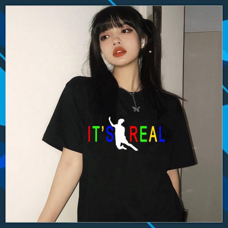 Áo Thun Văn Toàn It’s Real - Áo Phông Nam Nữ 🔥 Hàng Cao Cấp 🔥 hottrend 2021 chất cotton đẹp, cá tính, năng động M8 Hàn | BigBuy360 - bigbuy360.vn
