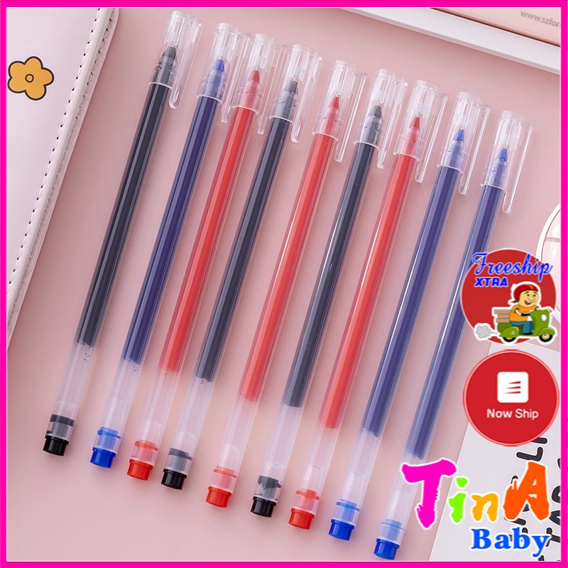 Bút Gel Nước Dung Tích Lớn Cho Học Sinh Làm Bài Thi Ký Tên Đa Dụng E708