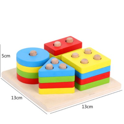 Combo 4 đồ chơi giáo dục bằng gỗ an toàn cho bé , phát triển kĩ năng toán học