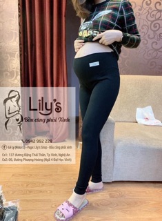 LEGGING BẦU ĐẸP CẠP CHUN SAU