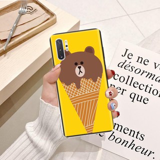 Ốp lưng Samsung Note 10 Pro Viền dẻo TPU hình Gấu Nâu Cute