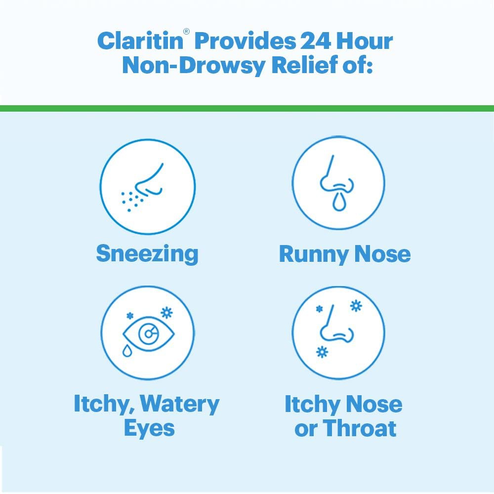 [DATE 2/2024] Claritin 24 Hour Allergy, Non-Drowsy 30 / 45 / 70 / 85 / 90 VIÊN - CHỐNG DỊ ỨNG