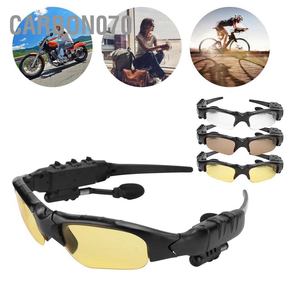 🌟Hàng Sẵn Kính mát năng lượng mặt trời Tích Hợp Tai Nghe Stereo Bluetooth 5.0 không dây Sử Dụng Tiện Lợi