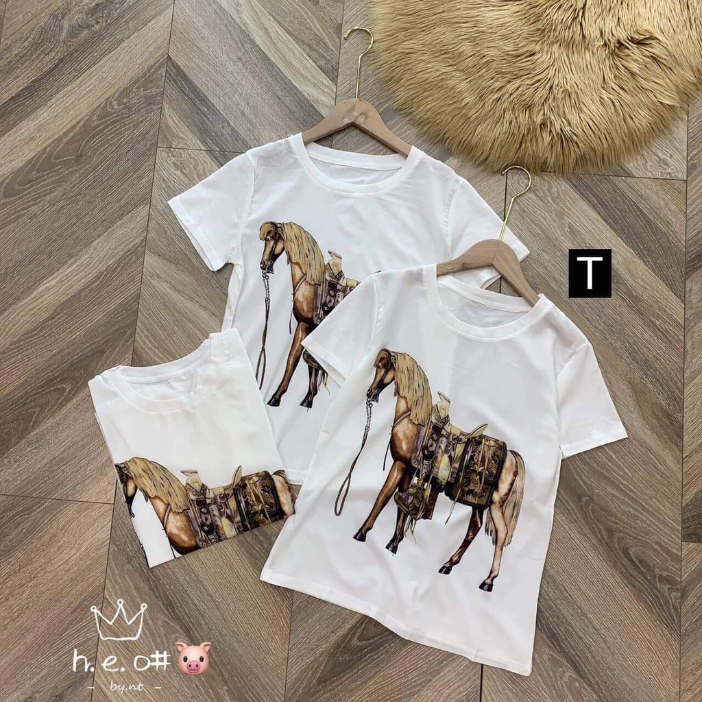 Áo phông ngựa gỗ DTR0519