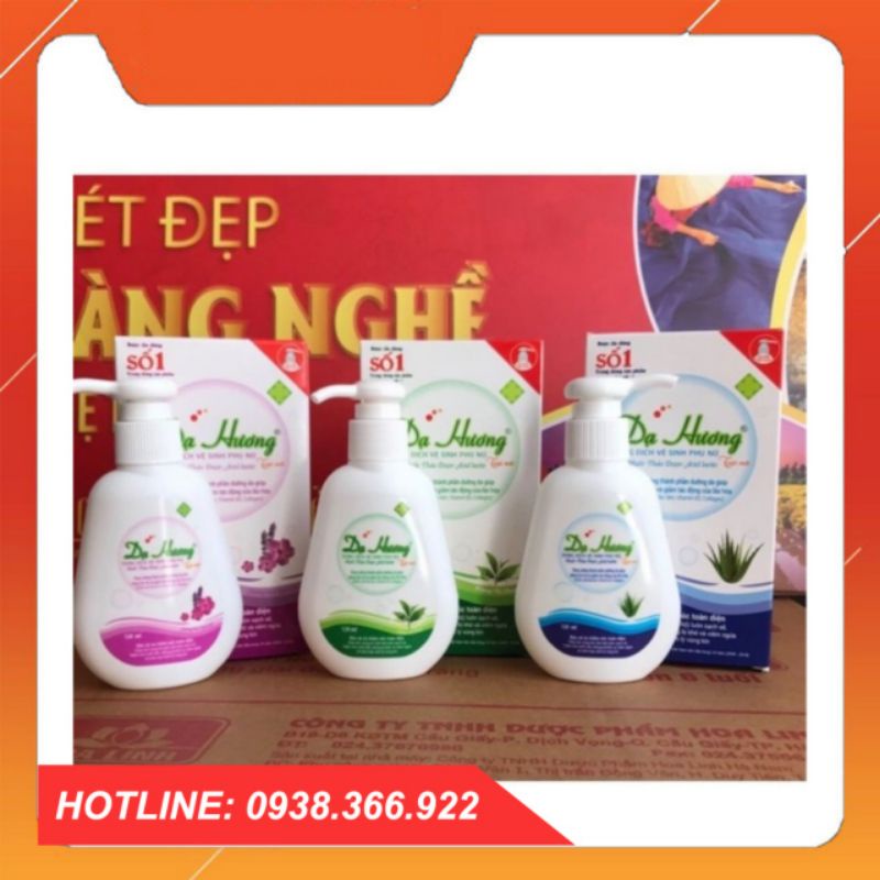 Dung dịch vệ sinh phụ nữ DẠ HƯƠNG chai vòi 120ml