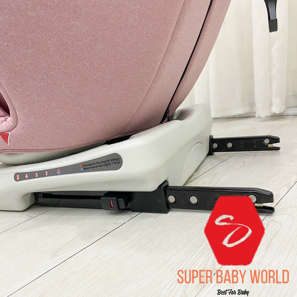 Ghế ngồi ô tô trẻ em Doux DX-1131 quay 360 độ isofix