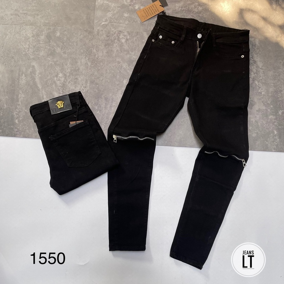 Quần Jean Nam ZIp Gối Khóa Gối Cao Cấp Co Dãn 4 Chiều HA-SHOP 9999