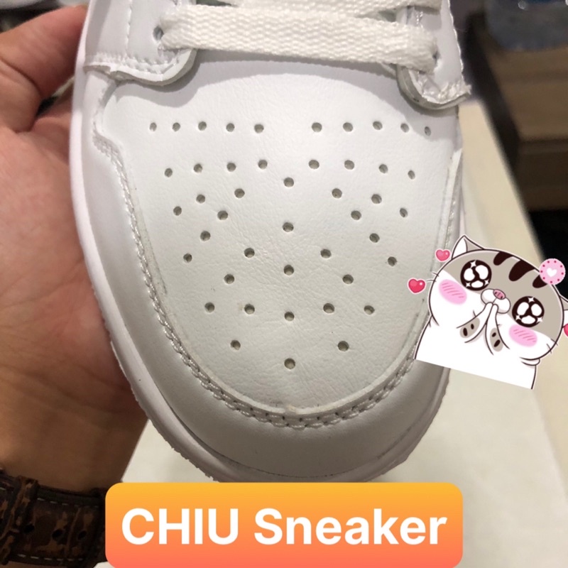 Giày Sneaker Jordan cổ thấp Full trắng phiên bản cao cấp giày thể thao jd1 low full white cao cấp