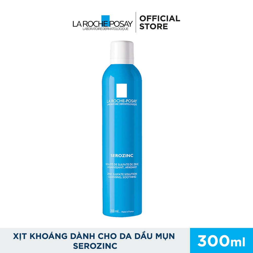 Nước khoáng giúp làm sạch &amp; làm dịu da La RochePosay Serozinc 300ml