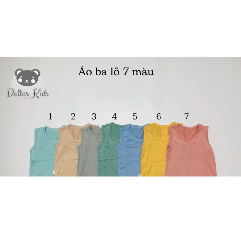 Áo sát lách, áo ba lỗ thun lạnh Kwoo cho bé trai bé gái 8-18kg