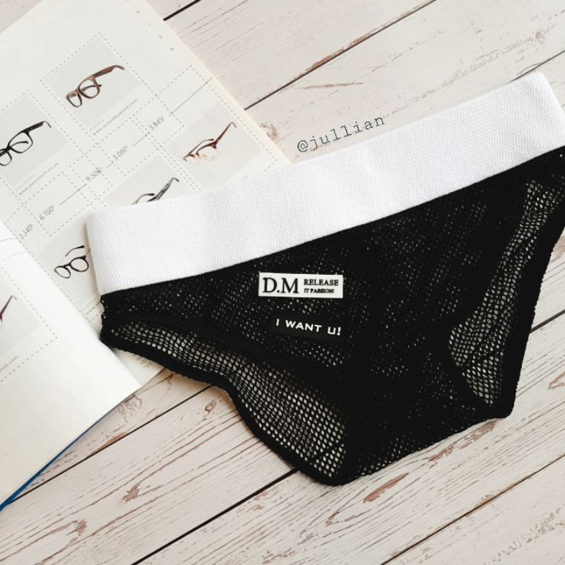 Quần lót nam tam giác lưới xuyên thấu - DM A14