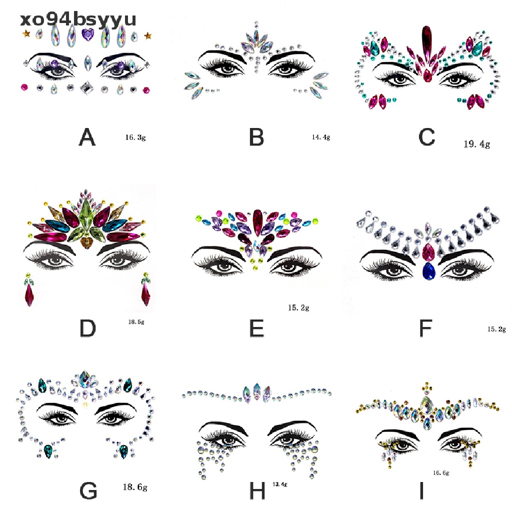Kim Cương Giả 3D Xo94Bsyu Trang Điểm Mặt Gợi Cảm Cho Nữ