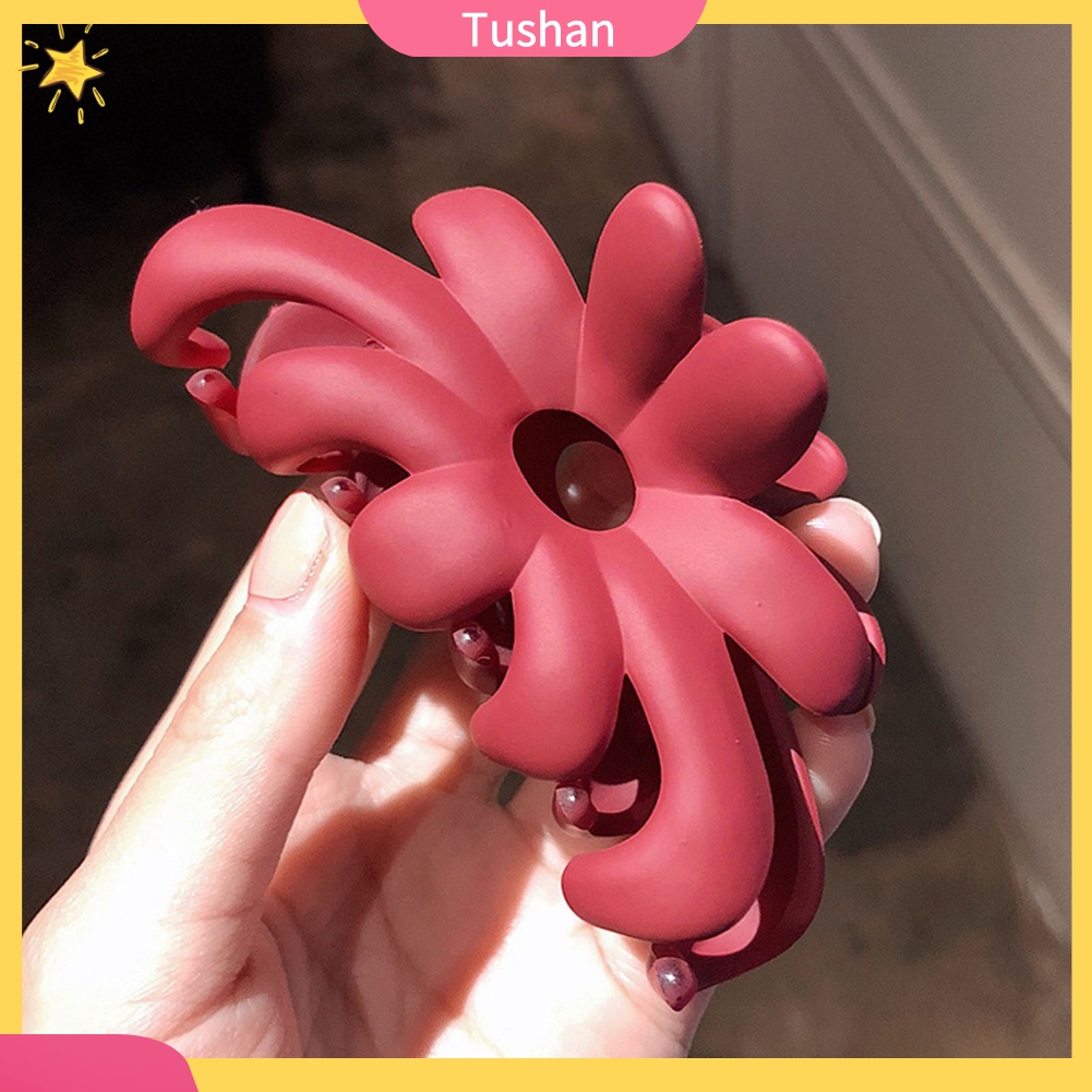 Kẹp tóc càng cua thiết kế hoa màu sắc kẹo ngọt thời trang dành cho nữ