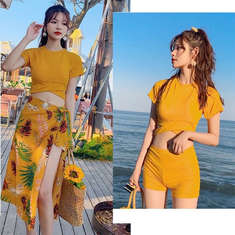 Đồ đi biển nữ HANA bikini 2 mảnh free size mặc đi bơi, đạo biển - sp 19