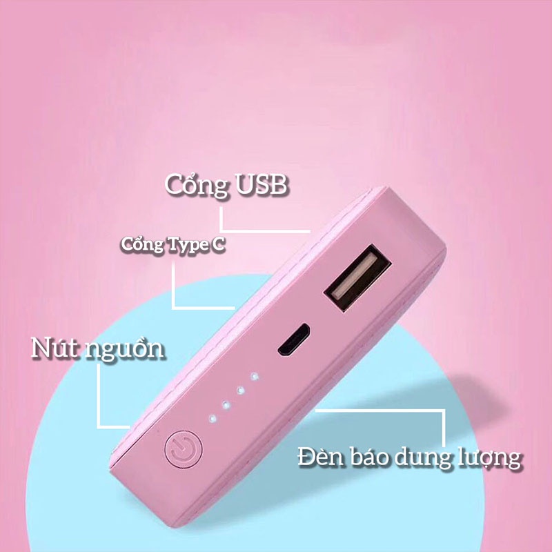 Sạc Pin Dự Phòng Dễ Thương 2000 mAh - CUNS's Store