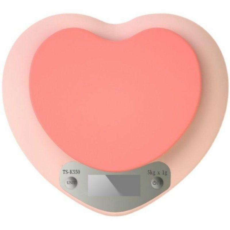(Sẵn) Cân trái tim điện tử cực xinh, decor, làm bánh