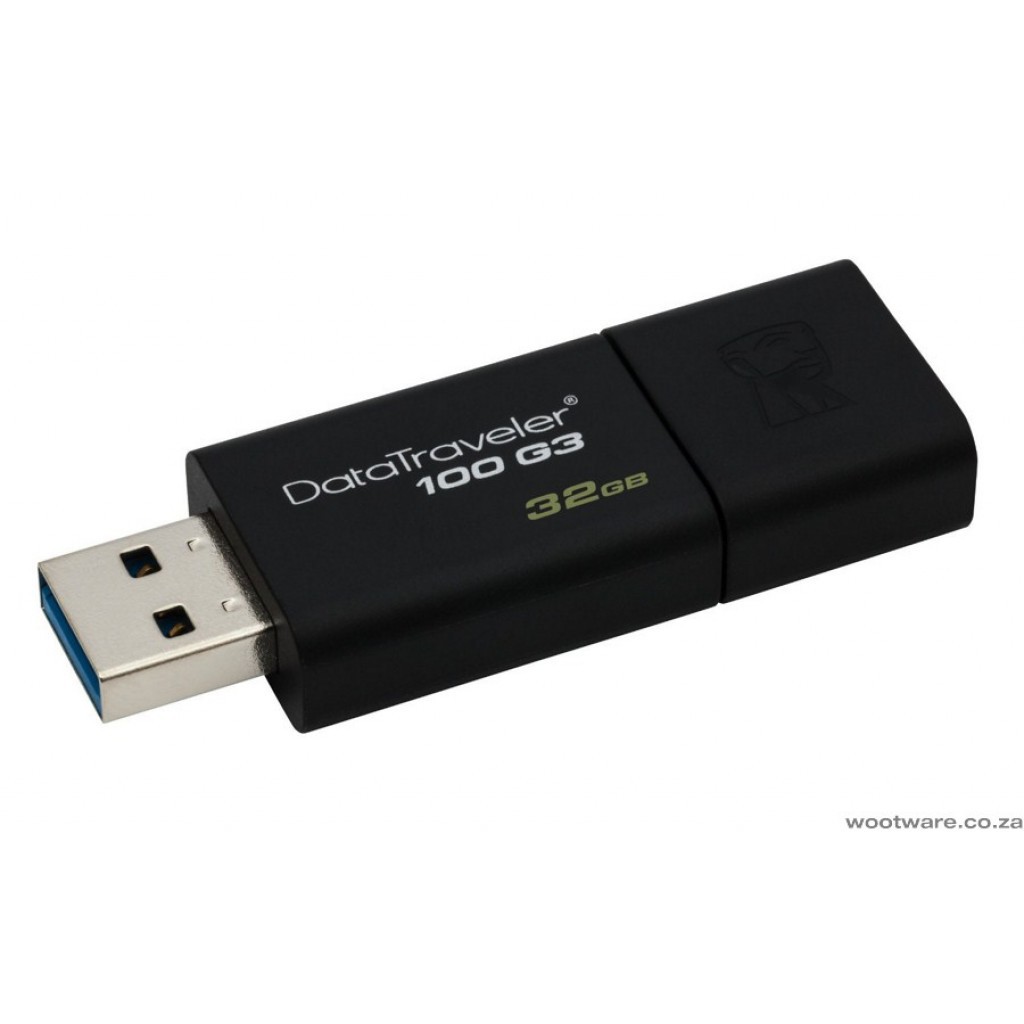 USB 3.0 Kingston 32GB 100G3 Đen - HAPOS