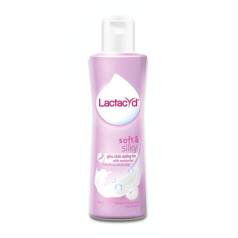 Bộ dung dịch vệ sinh phụ nữ lactacyd soft & silky dưỡng ẩm 250ml + odor - ảnh sản phẩm 3