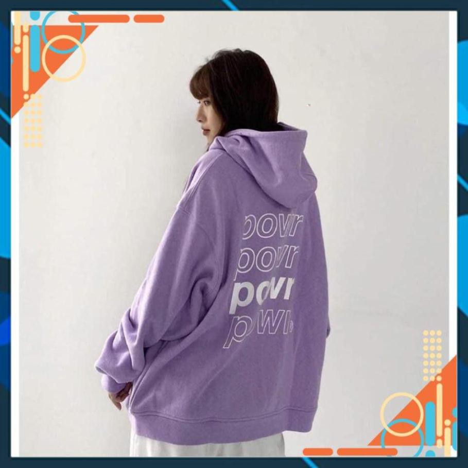 [Mặc Là Đẹp ] Áo Khoác Nỉ - Áo Hoodie POWR Ulzzang Nam Nữ , Hoodie Nỉ Siêu Đẹp .AK