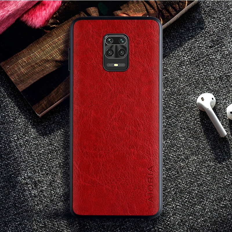 Pu Bao Da Điện Thoại pu + tpu Mềm Cho xiaomi redmi note 9s redmi note 9 pro 3inl materia