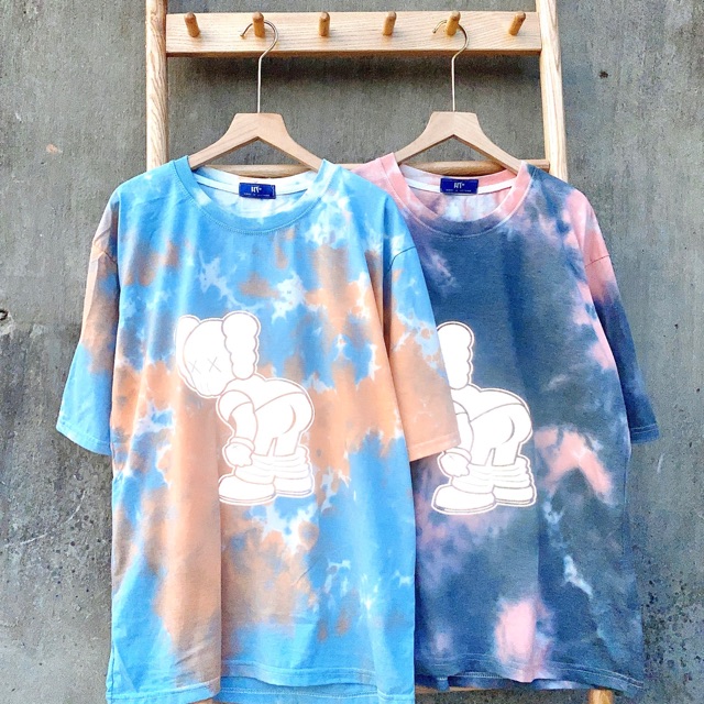 Áo KAWS Phản Quang TieDye Loang Màu siêu xinh